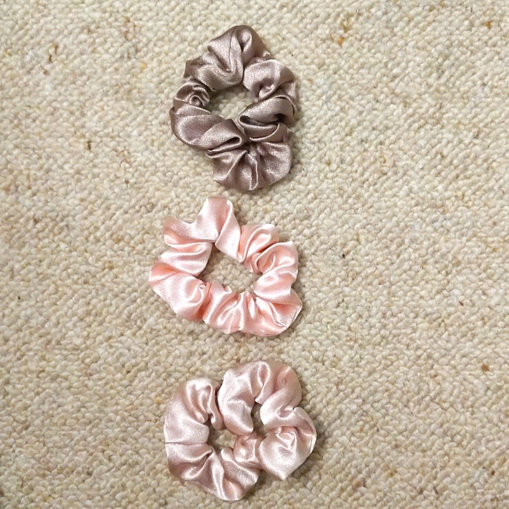 Elastic Satin Scrunchies